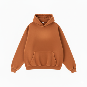 Sudadera con Capucha Extra Grande de Invierno Personalizada, Lavada al Ácido, 100% Algodón, Gruesa, 450 g/m², Felpa, Estilo Urbano Vintage, Unisex para Hombre - Product Image 5