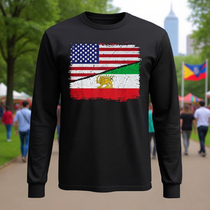 T-Shirt Unisex a Maniche Lunghe con Collo Rotondo, Stampa Digitale, Abbigliamento Promozionale, Taglia Adulto A5287 - Product Image 4