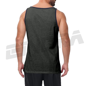 Débardeur de sport sans manches pour hommes, vêtement d'entraînement à séchage rapide, tenue quotidienne, t-shirt de gymnastique active, polyester 2025 - Product Image 4