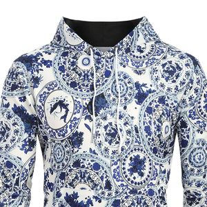 เสื้อฮู้ดดี้สตรีทแวร์คุณภาพสูง พิมพ์ลายแบบซับลิเมชั่น เสื้อผ้าฤดูหนาว ผลิตตามสั่ง ผ้าฝ้ายฟลีซ 100% เป็นมิตรกับสิ่งแวดล้อม บุซับใน แขนยาว - Product Image 2