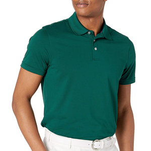Nouveau 100% coton à la mode été Polo homme à manches courtes col en v Polo t-shirt pour hommes de haute qualité personnalisé hommes polos courts - Product Image 6