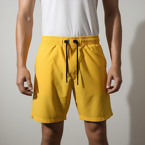 Pantalones cortos de natación de secado rápido para hombre, pantalones cortos de playa ligeros de verano para hombre, 100% poliéster, algodón, pantalones cortos de playa para hombre - Product Image 4