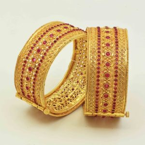 Bán buôn nhuộm mạ Vàng kada Bangle, đồ trang sức thời trang, đồ trang sức truyền thống, đồng thau nhuộm vàng Bangle, tùy chỉnh <span class=keywords><strong>Bangles</strong></span> nhà sản xuất. - Product Image 1