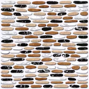 Punch Series stone print Hongkong Mosaic Tiles 300x300mm Kitchen Bathroom Restaurant Floor - Product Image 2