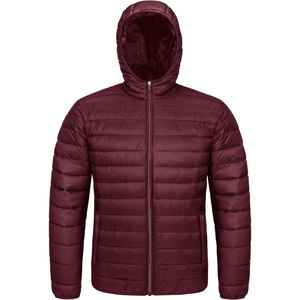 2021 hommes automne hiver vêtements d'extérieur couleur unie col montant bouffant veste fermeture à glissière poches tissu fabriqué pour formel - Product Image 1