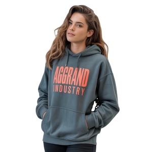 Sweats à capuche en coton de haute qualité au design personnalisé taille XL vente en gros de sweat-shirt uni pour femme pulls à capuche - Product Image 5