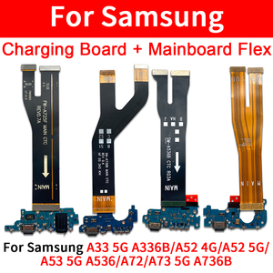 Placa de Conexión del Puerto de Carga <span class=keywords><strong>para</strong></span> Teléfono Móvil, Flex Principal <span class=keywords><strong>para</strong></span> <span class=keywords><strong>Samsung</strong></span> A33 <span class=keywords><strong>A53</strong></span> A72 A52 4G A73 <span class=keywords><strong>5G</strong></span>, Cable Flex de Placa de Carga - Product Image 1