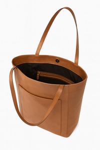 Bolso Tote de Hombro Impermeable de Gran Capacidad, de Cuero Genuino Casual de Primera Calidad, con Cierre de Cremallera de Lino, Bolso Largo Hecho a Mano - Product Image 5