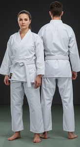 Venta al por mayor personalizado Jiu-Jitsu Kimono personalizado BJJ Gi Trajes Brasileño Jui Jitsu Blanco Uniforme Judo Arte Marcial Estilo - Product Image 4