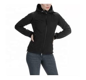 Chaqueta de invierno de alta calidad para mujer, abrigo de concha suave ecuestre con piel - Product Image 6