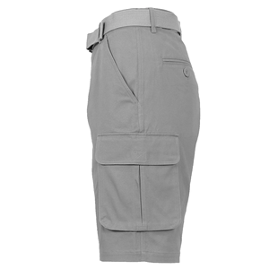 Short cargo décontracté à fermeture éclair taille moyenne de haute qualité pour hommes, grande taille, design personnalisé, couleur unie, élégant, tissé, respirant pour l'été - Product Image 2