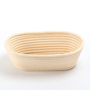 Cesta de pan banneton de ratán natural de tamaño personalizable, cestas de prueba, accesorios de pastelería de masa fermentada - Product Image 4