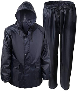 Combinaison imperméable de qualité supérieure pour hommes et femmes | Vêtements de pluie durables à séchage rapide pour l'extérieur avec capuche et logo personnalisé | Service de vente en gros OEM - Product Image 1