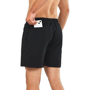 กางเกงขาสั้นซับเหงื่อผ้าฝ้าย100% สำหรับผู้ชาย, กางเกงเอวกลางแห้งเร็วระบายอากาศได้ดีคุณภาพสูง - Product Image 3