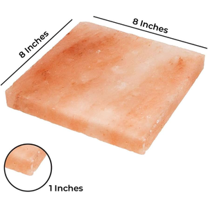 แผ่นเกลือหิมาลัยสีชมพูขนาดใหญ่ 20x20x2.5 ซม. สำหรับตกแต่งผนังสปา - Product Image 6