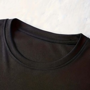 Camiseta de entrenamiento de 2 piezas para mujer de fabricante OEM, Camiseta corta y de gran tamaño para bicicleta activa, conjunto de ropa activa de Top corto para mujer - Product Image 3