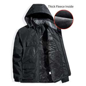 Chaqueta de esquí personalizada, cortavientos e impermeable, con forro térmico y capucha ajustable, para deportes de nieve al aire libre y viajes. - Product Image 2