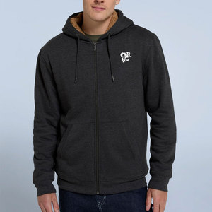 Premium Quality Casual Wear For Winter Season <b>Sherpa</b> Lined Hoodie Soft Warm <b>Fabric</b> Comfortable Fit Durable Stylish Daily Outfit - Product Image 1