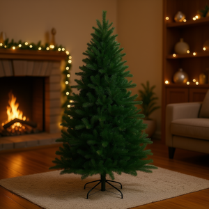 Árbol de Navidad VIPITENO Verde de PVC y PE, 150 cm de Alto, 99 cm de Diámetro, para Decoraciones Festivas en tu Hogar u Oficina - Product Image 3
