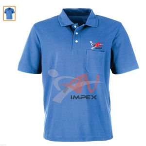 Polo 100% coton personnalisé de haute qualité avec poche Polo de golf à manches courtes - Product Image 1