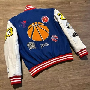 Chaqueta Letterman de calidad superior, chaqueta de béisbol bordada de chenilla personalizada, chaqueta universitaria, venta al por mayor - Product Image 5