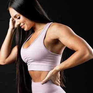 Sujetador Deportivo Súper Suave para Mujer, Ajuste Delgado, Soporte Elástico, Ropa Deportiva para Fitness, Yoga y Entrenamiento - Product Image 5