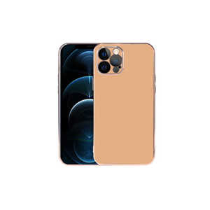 Coque en silicone liquide Netzy SAFA Vienna Luxury Gold Edition pour iPhone 12 Pro Max, coques arrière en silicone souple compatibles avec 7 Plus - Product Image 1