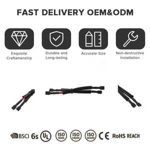 أسلاك توصيل مخصصة للأجهزة، ضفيرة أسلاك قابلة للتمدد مع عزل PVC/PBT، محول للشبكات الحاسوبية ولوحات الدوائر المطبوعة - Product Image 4