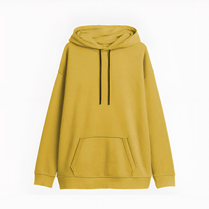 Sudadera con Capucha para Mujer, Ecológica, Transpirable, Mezcla de Algodón, Colores y Estampados Personalizados, Diseño de Hombros Caídos, Suministro ODM - Product Image 2