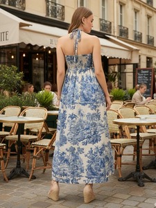 Handmade Indian Cotton Maxi <b>Dress</b> for Women Stylish Floral Printed <b>Boho</b> <b>Summer</b> Wear Personalized Bride Gift - Product Image 2