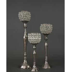 Lujoso portavelas de cristal para bodas, centro de mesa decorativo para jardines al aire libre para celebraciones de bodas - Product Image 5