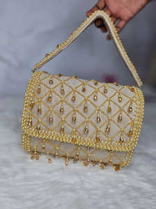 Bolso de mano de alta calidad bordado para mujer, bolso de mano de noche para fiesta, bolso de noche, bolso de mano para novia, bolso de mano de ARTESANÍA DE LUJO - Product Image 4