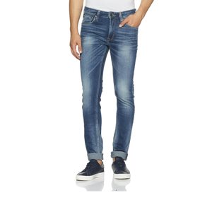 Conception personnalisée ample Jeans Homme Femme Denim Pantalon Offre Spéciale baggy Jeans garçon Jeunes Hommes Coton Élastique Pantalon Fournisseur Jeans BD - Product Image 3