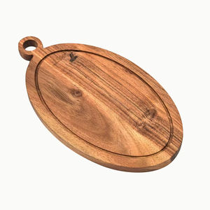 Plato de servicio de madera de acacia de bajo precio Proveedor de restaurante de hotel Plato de madera de buena calidad Diseño estándar Hogar y cocina - Product Image 6