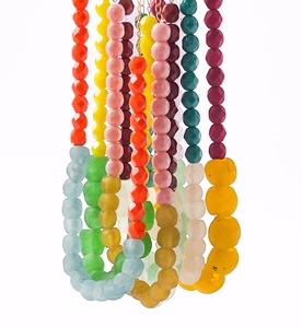 สร้อยคอลูกปัดเรซิ่นคุณภาพสูง ดีไซน์หินธรรมชาติสีสันสดใส น่ารัก สไตล์โบฮีเมียน โซ่ชุบทอง ทันสมัย เหมาะสำหรับทั้งชายและหญิง ของขวัญเครื่องประดับ - Product Image 2