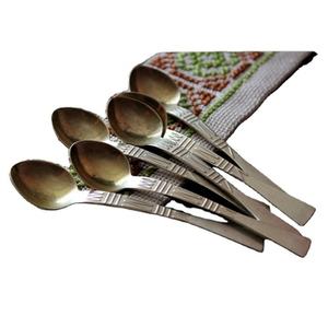 Cuchara de boda de Color dorado de acero inoxidable de diseño de tendencia de la India, Ideal para restaurantes, accesorios de cocina de mesa - Product Image 1