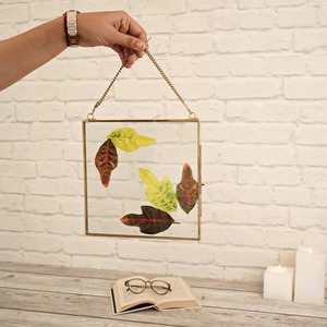 Chic Square Metal Hanging <strong>Photo</strong> <strong>Frame</strong> in Gold Finish Elegant <strong>Wall</strong> Decor Perfect for Home Interior or Gift <strong>Ideas</strong> - Product Image 6