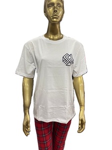 Señoras algodón blanco Camiseta Ropa Calidad Aduanas digital impreso multicolor pecho impreso camisetas fabricante de prendas de vestir - Product Image 4