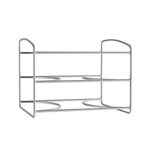 Armoire à 3 niveaux étagère à épices en acier inoxydable couleur argent poli fini multifonctionnel cuisine stockage utilisation organisateur nouveaux prix - Product Image 1