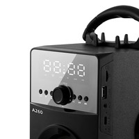 2026 Retro Wooden for Bluetooth Speaker High Quality Wireless Music Player with Classic Appearance DC Power Source