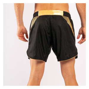 Pantalones cortos MMA impresos con logotipo personalizado de alta calidad 2025, pantalones cortos de entrenamiento elásticos en 4 direcciones, pantalones cortos MMA con sublimación propia con servicio OEM - Product Image 2