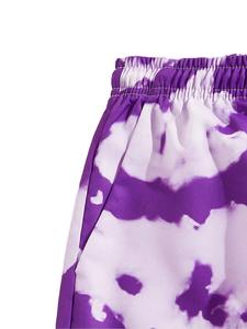 Pantalones cortos de algodón de calle alta para hombre, cintura elástica, nuevo diseño, estampado liso, forro polar, Color sólido, patrón de tela de malla OEM - Product Image 5