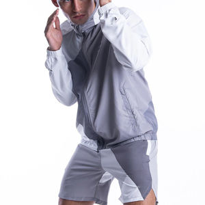 Conjunto Corto Cortavientos para Hombre - Ligero, Elástico, Transpirable, 100% Poliéster, Logotipo Personalizado para Actividades Diarias y Fitness al Aire Libre - Product Image 6