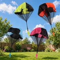 Ensemble de jeu de parachute à lancer à la main pour l'extérieur, idéal pour les fêtes en jardin et au parc, amusant pour les enfants, fabricant OEM, vente en gros