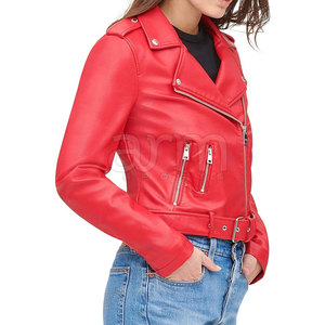 Wholesale Breathable Outdoor Use Winter <b>Jacket</b> Top Selling Cheap Price <b>Lightweight</b> <b>Women</b> Leather <b>Jacket</b> - Product Image 4