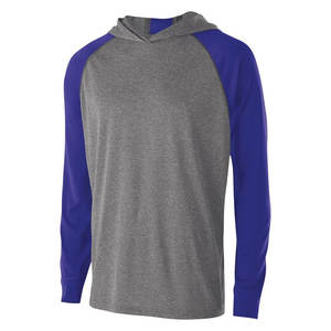 Camiseta con Capucha Térmica Transpirable Personalizada para Hombre, Manga Larga Raglán, Poliéster/Algodón, Ecológica, con Estampado Digital - Product Image 4