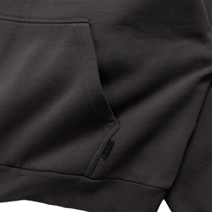 Prix de gros Sweat à capuche en polaire de coton pour homme avec des caractéristiques coupe-vent et écologiques - Sweat à capuche uni teint avec logo personnalisé - Product Image 4