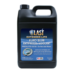 Lubricante Automotriz ILast Euro Blue Antidesgaste 50/50 Anticongelante/Refrigerante, Paquete de 6, 1 Galón - Product Image 1