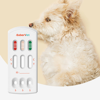 Kit de test rapide combiné CDV CPV ICH Ab pour la détection des anticorps de la maladie de Carré, du parvovirus et de l'hépatite infectieuse chez le chien – Test sanguin vétérinaire pour animaux de compagnie