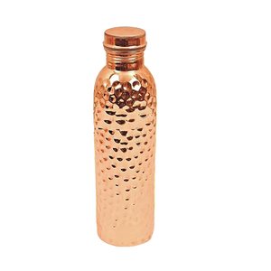 High Quality Hammered Design Copper <b>Water</b> <b>Bottle</b> Ayurveda Benefits <b>Gym</b> Drinkware Wholesale Plastic Copper <b>Water</b> Drinking <b>Bottles</b> - Product Image 1